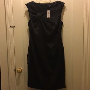 Sexy LBD NWT in herringbone 8P retro neckline
